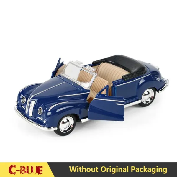 1:32 Alloy BMW Vintage Cabriolet Car Model - Image 20