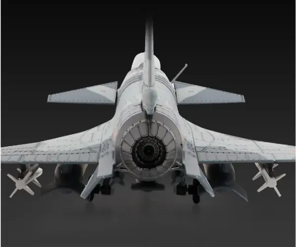 High Simulation 1:72 Alloy J10 Fighter Model Decor - Image 6