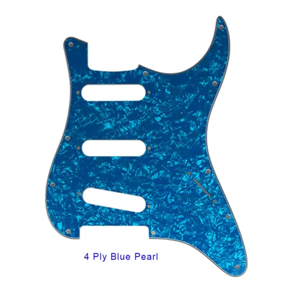 Custom 11-Hole Strat Guitar Pickguard for US Fender - Image 28