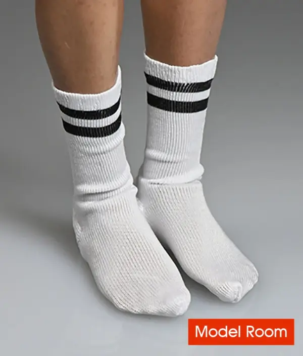 1/6 Scale White Sports Socks for Action Figures - Image 7