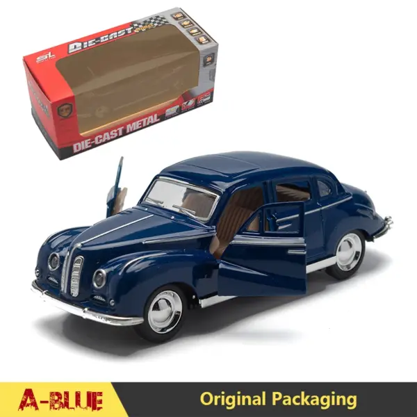 1:32 Alloy BMW Vintage Cabriolet Car Model - Image 16