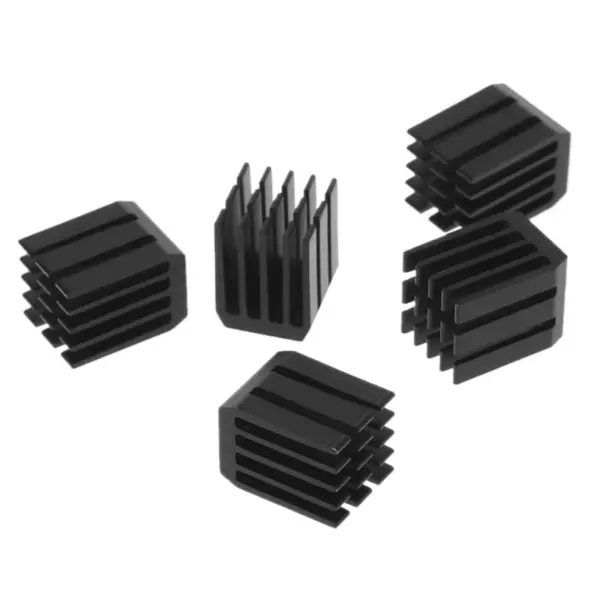 5-Piece Aluminum Heatsink Set for IC and LEDs - Image 4