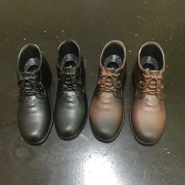 1/6 Male Leather Shoes for Action Figures - Image 2