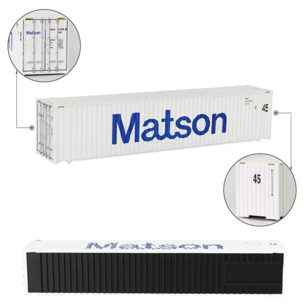 HO Scale 45ft Model Shipping Container C8745 - Image 8