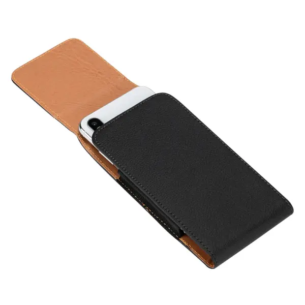 Universal Leather Phone Pouch for 3.5-6.3 inches Devices - Image 3