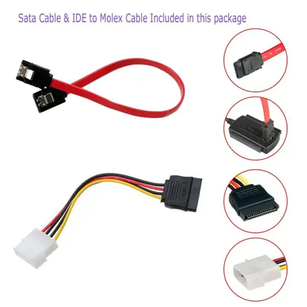 USB 2.0 to SATA IDE Hard Drive Adapter Kit - Image 4