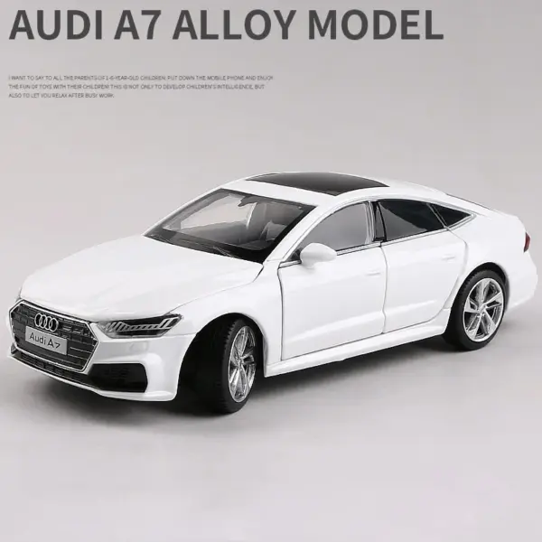 1:32 Audi A4 A6 A7 A8 Diecast Model Car - Image 12