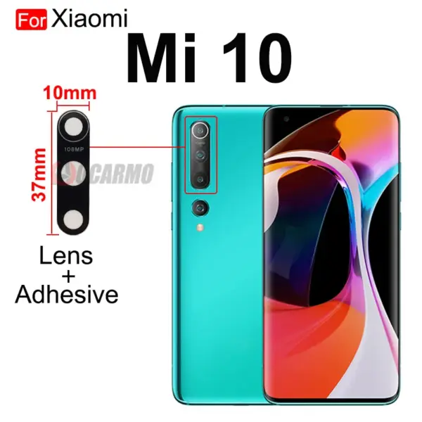 Aocarmo Xiaomi Mi 8-11 Rear Camera Lens Sticker - Image 19