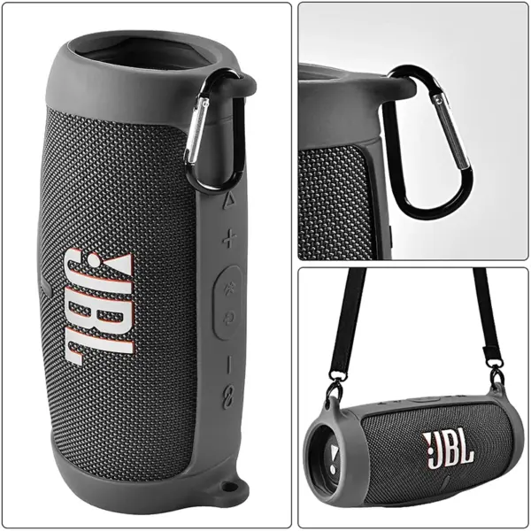 Silicone Protective Case for JBL Charge 5 Bluetooth Speaker - Image 3
