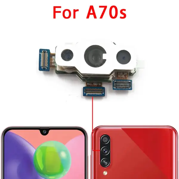 Samsung Galaxy A70/A70s/A71 Rear & Front Camera Module - Image 6