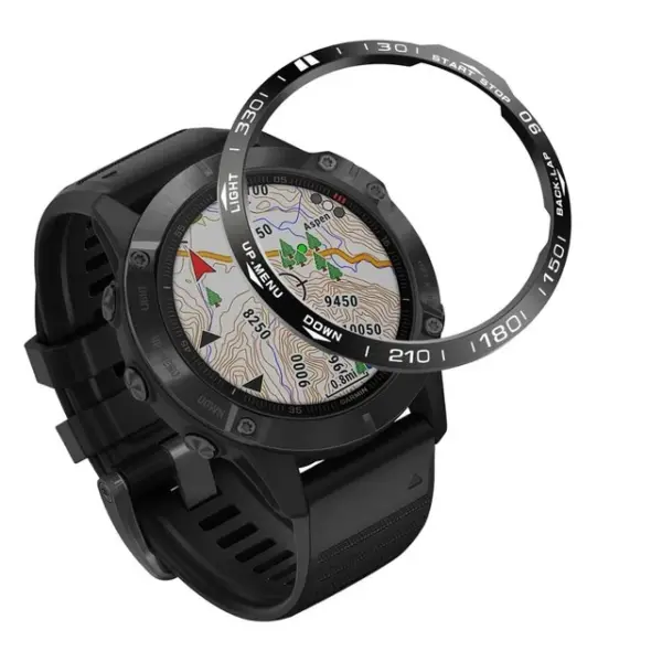 Stainless Steel Bezel Ring for Garmin Fenix 6x Pro Case - Image 12