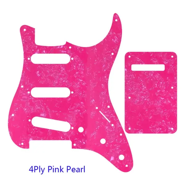 Pleroo SSS Guitar Pickguard with Back Plate for Fender Strat - Image 13
