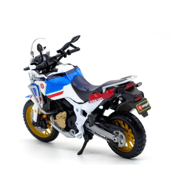 Bburago 1:18 Honda Africa Twin Diecast Motorcycle Model - Image 3