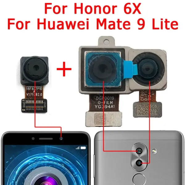 Huawei Mate 8 & 9 Rear & Front Camera Module Set - Image 9