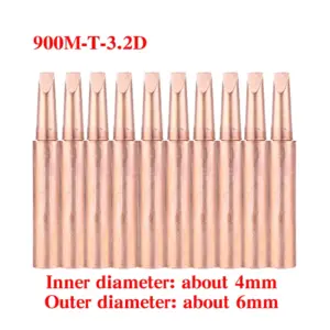 10pcs Copper Soldering Iron Tips for BGA Stations 4 Hf4c601d91b374d2dbfc24e9928d2490dk