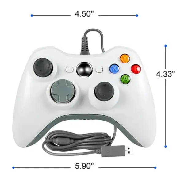USB Wired Xbox 360/Gamepad Controller for Windows - Image 4