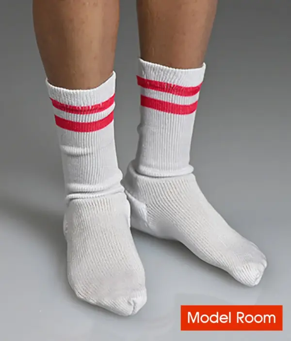 1/6 Scale White Sports Socks for Action Figures - Image 9