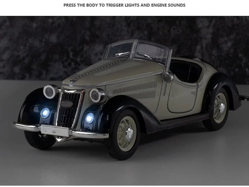 1/32 Alloy Die Cast Convertible Classic Car Model 4 1/32 Alloy Die Cast Convertible Classic Car Model - Image 4