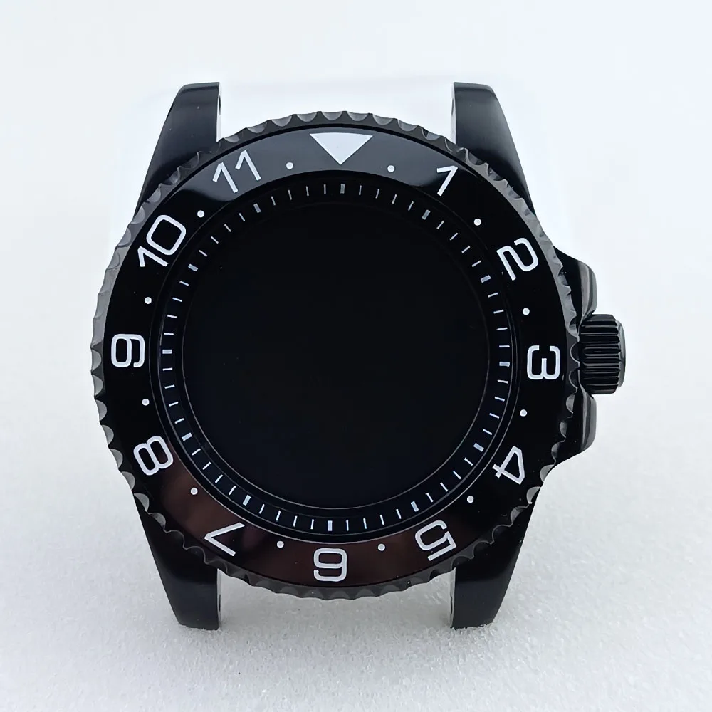 GMT Black Watch Case for NH34/NH35/NH36 Movements 54 GMT Black Watch Case for NH34/NH35/NH36 Movements - Image 54