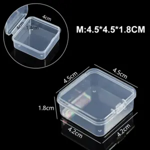 Mini Transparent Jewelry Storage Box Set 15 S0038faa1ee7f455b80b9f5ee4f9401d6h 1