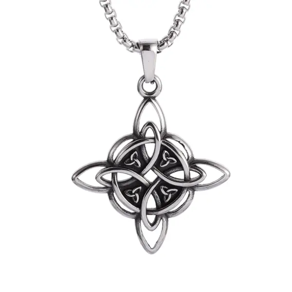 Vintage Nordic Rune Compass Necklace AL18514 - Image 39