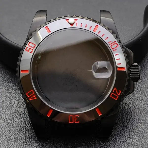 GMT 40.5MM Bidirectional Sapphire Watch Case for NH34 NH35 - Image 53