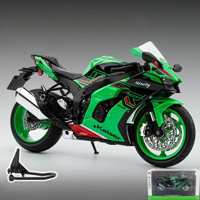 Kawasaki Ninja ZX-10R Diecast Model Motorcycle 7 Kawasaki Ninja ZX-10R Diecast Model Motorcycle - Image 7