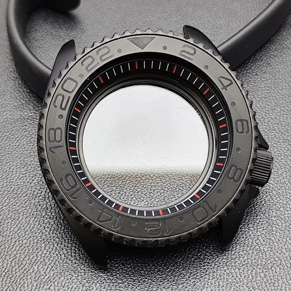 42mm Black Matte Watch Case for NH35 Movement 97 42mm Black Matte Watch Case for NH35 Movement - Image 97