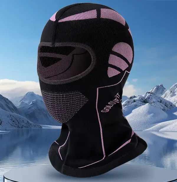 Unisex Winter Thermal Scarf with Face Mask - Image 12