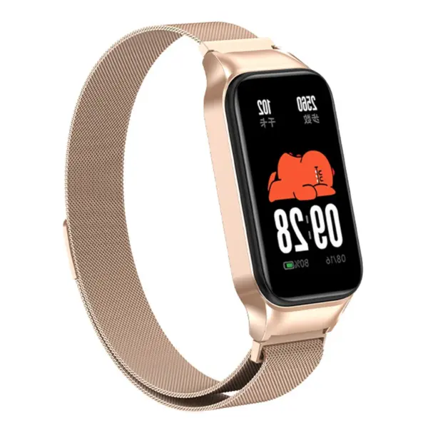 Magnetic Stainless Steel Bracelet & Case for Redmi Band 2 - Image 11