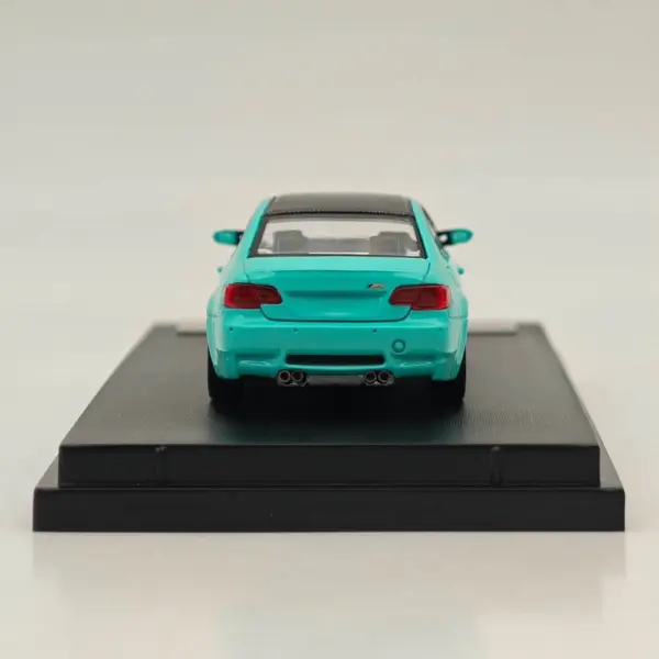 1/64 Scale M3 E92 Diecast Car Model Blue & Green - Image 5