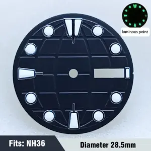 Men's Watch Dial NH35Nh36 Luminous Sterile Model 174 S01787671e08646d79ceae3360bc3027cD