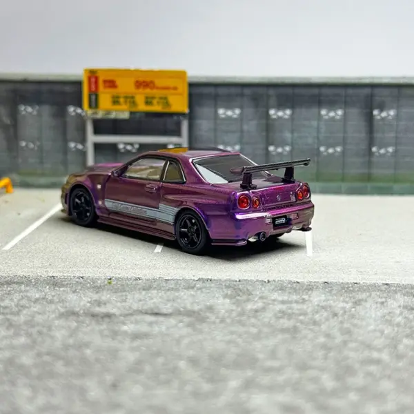 Diecast Nissan SKYLINE GT-R R34 Z-TUNE 1/64 Scale Model - Image 3