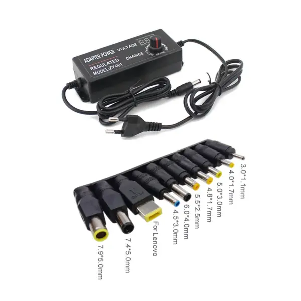 Adjustable 12V Power Supply with LED Display for Electronics - Image 12