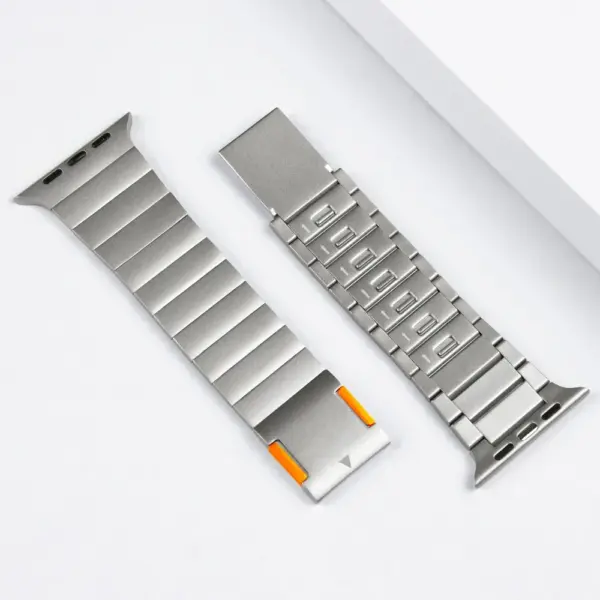 Stainless Steel Apple Watch Band 44/45/46/49mm - Image 11