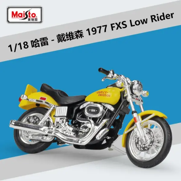 Maisto 1:18 Harley 2001 Dyna Wide Glide Model - Image 6