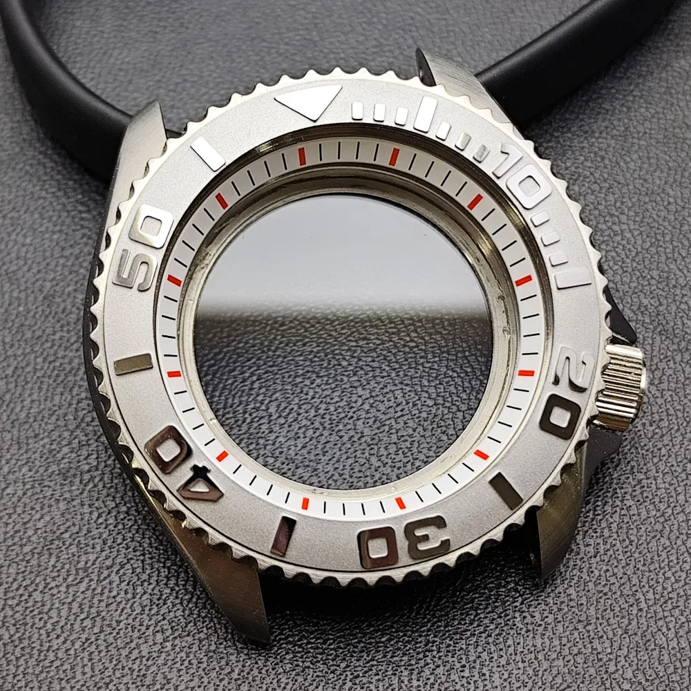 42mm Black Matte Watch Case for NH35 Movement 124 42mm Black Matte Watch Case for NH35 Movement - Image 124