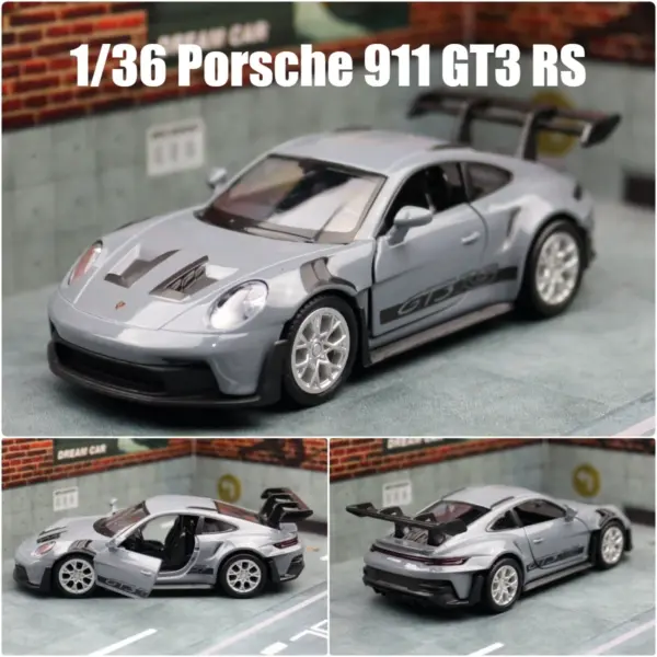 1:36 Porsche 911 GT3 RS Diecast Scale Model - Image 2