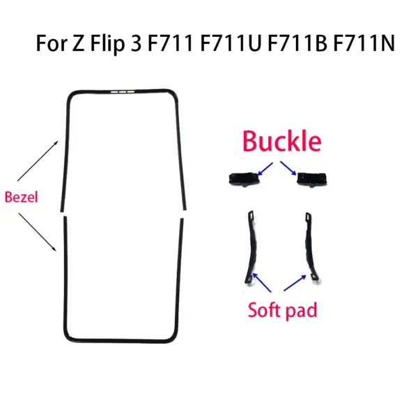 Samsung Galaxy Z Flip LCD Frame Bezel Case - Image 2
