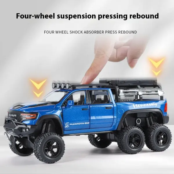 1:32 Dodge Mammoth 1000 Diecast Model SUV - Image 6