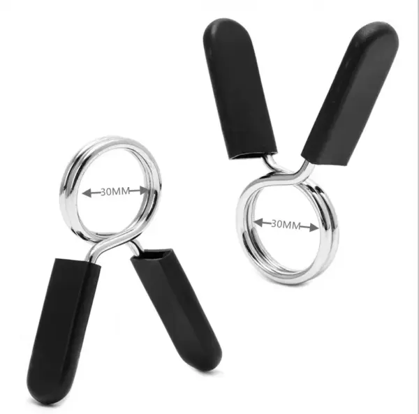 Barbell Clamp Spring Collar Clips Set 25/28/30 mm - Image 7