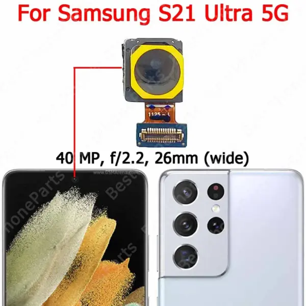 Samsung Galaxy S21 Ultra Front Camera Module Replacement - Image 2