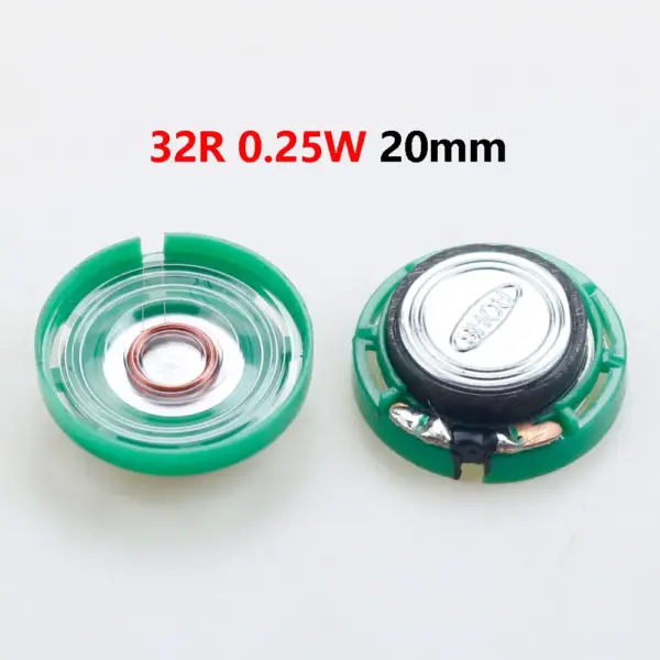 Green Round 8-32 Ohm Toy Car & Doorbell Speaker Set - Image 4