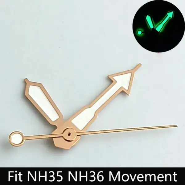 28.5mm Green/Black Dual Calendar Watch Dial for NH36 - Image 15