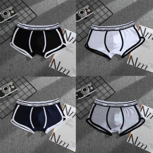 Men's Cotton Boxer Shorts Set, 4-Pack S-XL - Image 15
