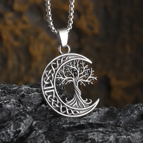 Vintage Nordic Rune Compass Necklace AL18514 - Image 35