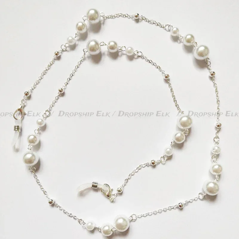 Beaded Pearl Eyewear Chain for Women and Men 6 Beaded Pearl Eyewear Chain for Women and Men - Image 6