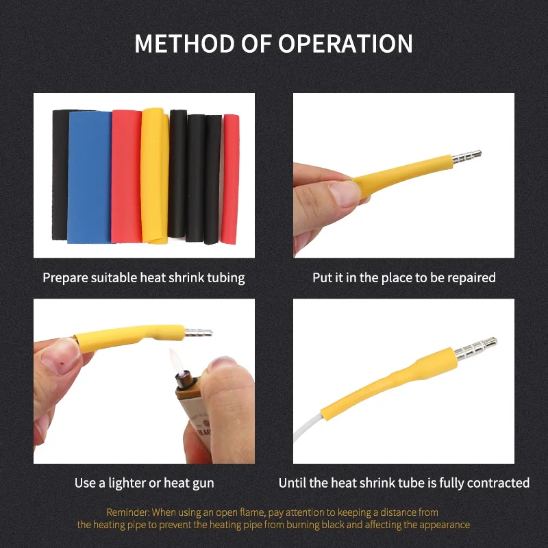 328PCS Heat Shrink Tubing Assortment Kit for Electrical Wiring 6 328PCS Heat Shrink Tubing Assortment Kit for Electrical Wiring - Image 6