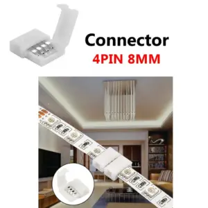 5-Pack LED Strip Connectors for 3528-5050 Strips 30 S0363f6f0033e4841b18df6f41aaf4177W