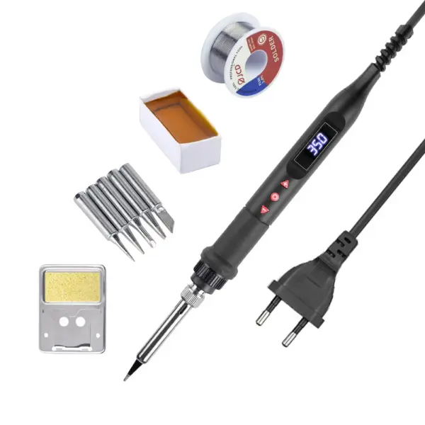 JCD 80W Digital Soldering Iron Kit with LCD Display - Image 11
